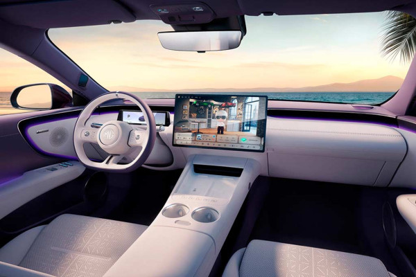 MG 07: представил недорогой лифтбек в стиле Porsche Taycan